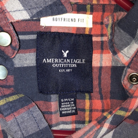 American Eagle Plaid Shirt - Picture 3 of 5